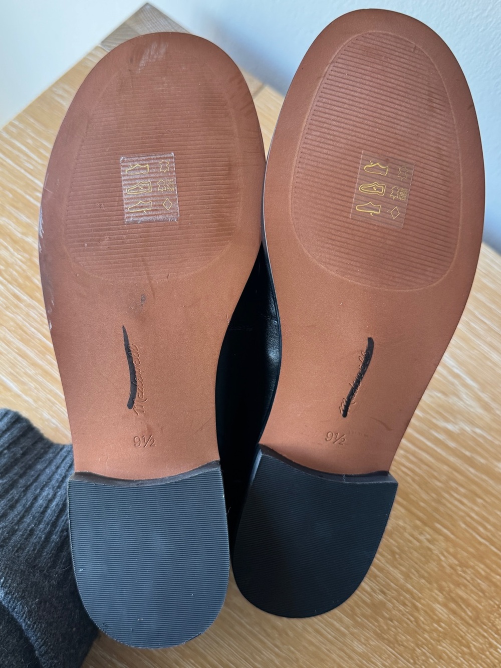 NWOB MADEWELL Women's The Grayson Penny Loafer True Black Leather Size 9.5 NX647 - Picture 4 of 15